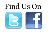 Find us on facebook and twitter